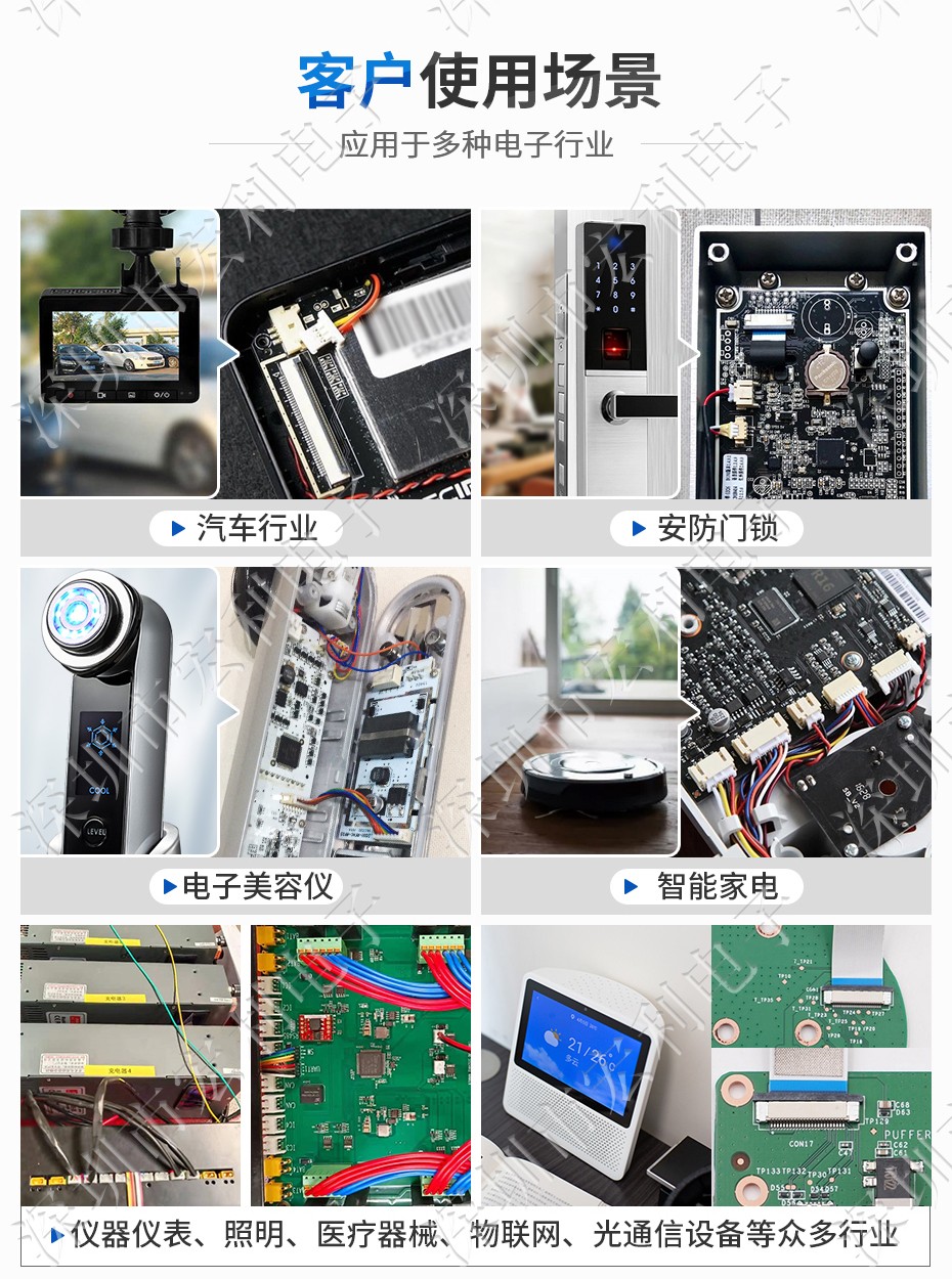 fpc扁平連接器后壓式0.5mm間距上接、下接6P/8P/12P/20P/24P/26P/30P/32P/36P/40P/50P/54P/60P